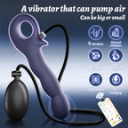 Electric Vibrator Anal Plug – Chrysanthemum Silicone Strong Vibration, Intense Pleasure for Gay Couples & Solo Play