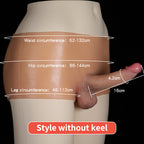 Strap-On Realistic Dildo – Solid Wearable Lesbian Couples Pleasure Toy