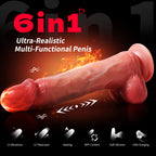 APP controls liquid silicone simulation penis with 12 frequency vibration, electric dildo, rapid expansion and contraction, heating, female masturbation, adult sex toy