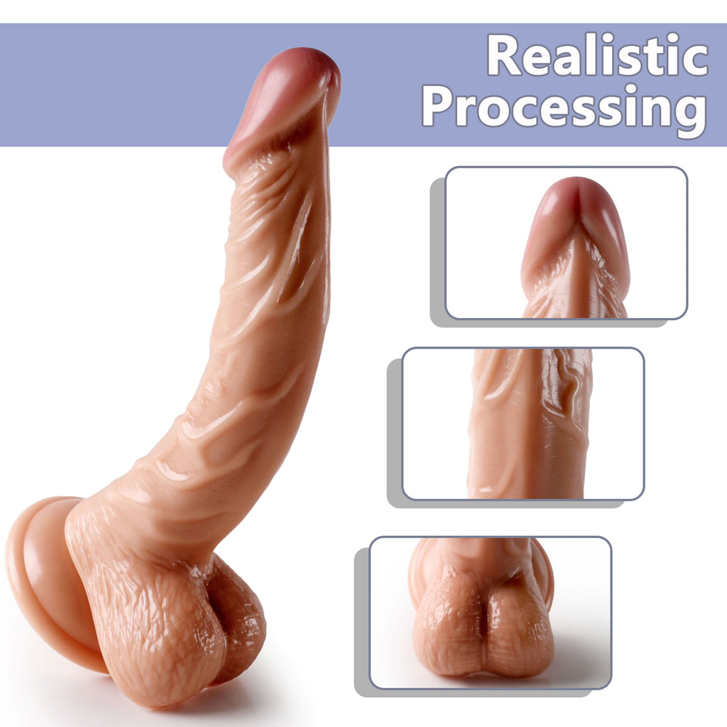 Imitation of real and fake penis silicone plug-in sex toys, high fidelity adult products for women