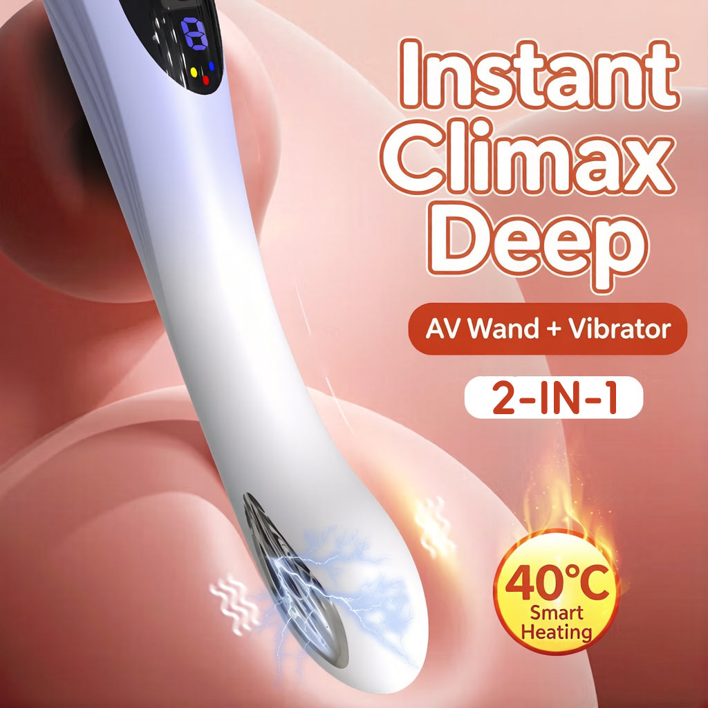 Willing to use female infrared care device, heating and vibrating rod, cross-border adult product, red light care, masturbation and massage stick