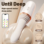 Jiyu Small Steel Cannon – Automatic Telescopic AV Stick with Multi-Function Vibration for Female Pleasure