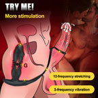 SAUL Glans Thrusting Vibrating Prostate Massager For Improved Arousal & Prostate Health