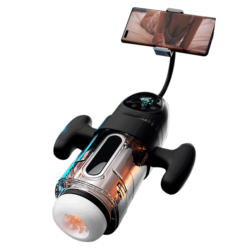 Desire Spaceship Adjustable Suction Vibrating Heating Sound-Producing Phone Stand Charging Male Adult Pleasure Self-Play Cup