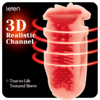 Leten - ThermoPod Pro - Infrared Heated Thrusting Male Masturbator 550 Thrusts/min Automatic Realistic Warming Stroker