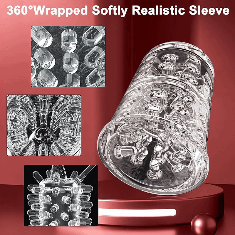 Romanlust Seductive Succubus 7 Rotating 7 Sucking Lcd Display Pumps & Enlargers  Automatic Male Masturbator
