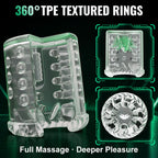 Heaven - 5 in 1 Male Masturbator 7 Thrusting Rotation Suction Vibration & Licking Intelligent Control Stroker