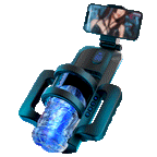 Toyshcool Extendable Rotating Rotor Male Automatic Rechargeable Vibrator