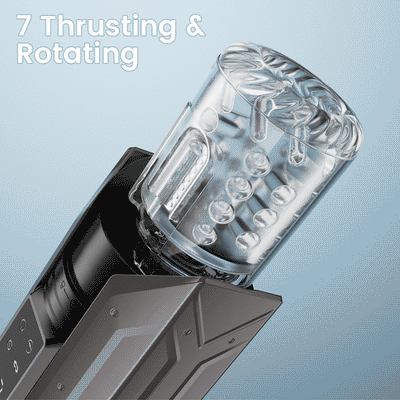 King -Powerful Suction 360° Deep Tight Wrapping Easy to Clean Masturbator