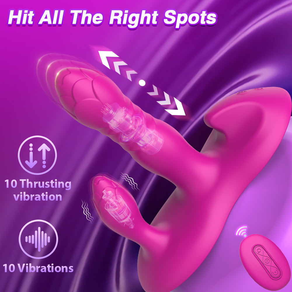 Manobabata fully wrapped rubber telescopic vibration cushion APP remote control dual control female clitoral G-spot masturbator